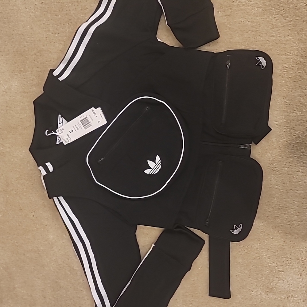 Adidas  JI WON CHOI Black/White track jacket size small in women's, brand new